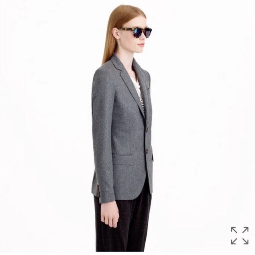 J. Crew Women's Ludlow 100% Wool Blazer Jacket Size 2 Office Workwear Classic